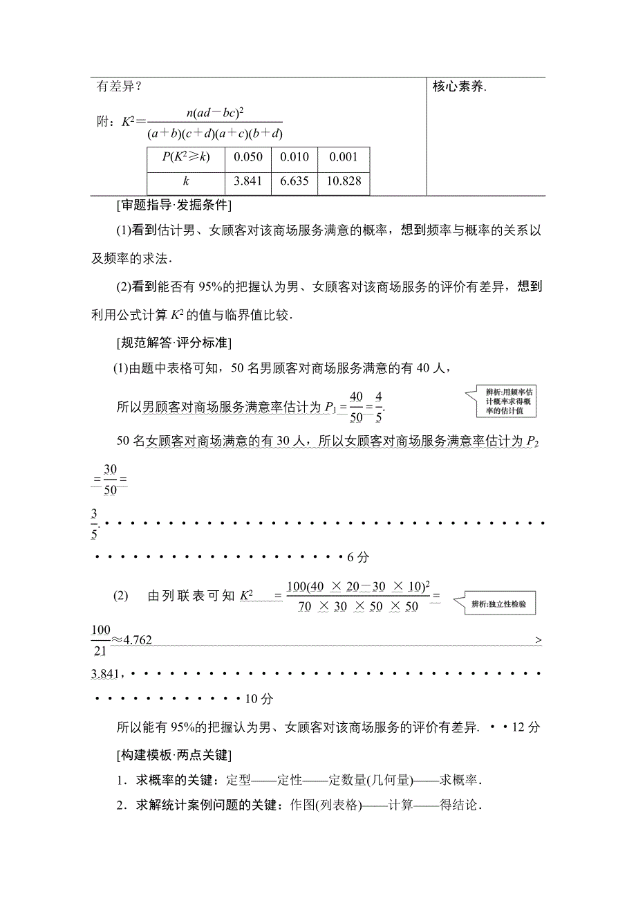 2020数学（文）二轮教师用书：第2部分 专题3 解密高考③　概率与统计问题重在“辨”——辨析、辨型、辨图 WORD版含解析.doc_第2页