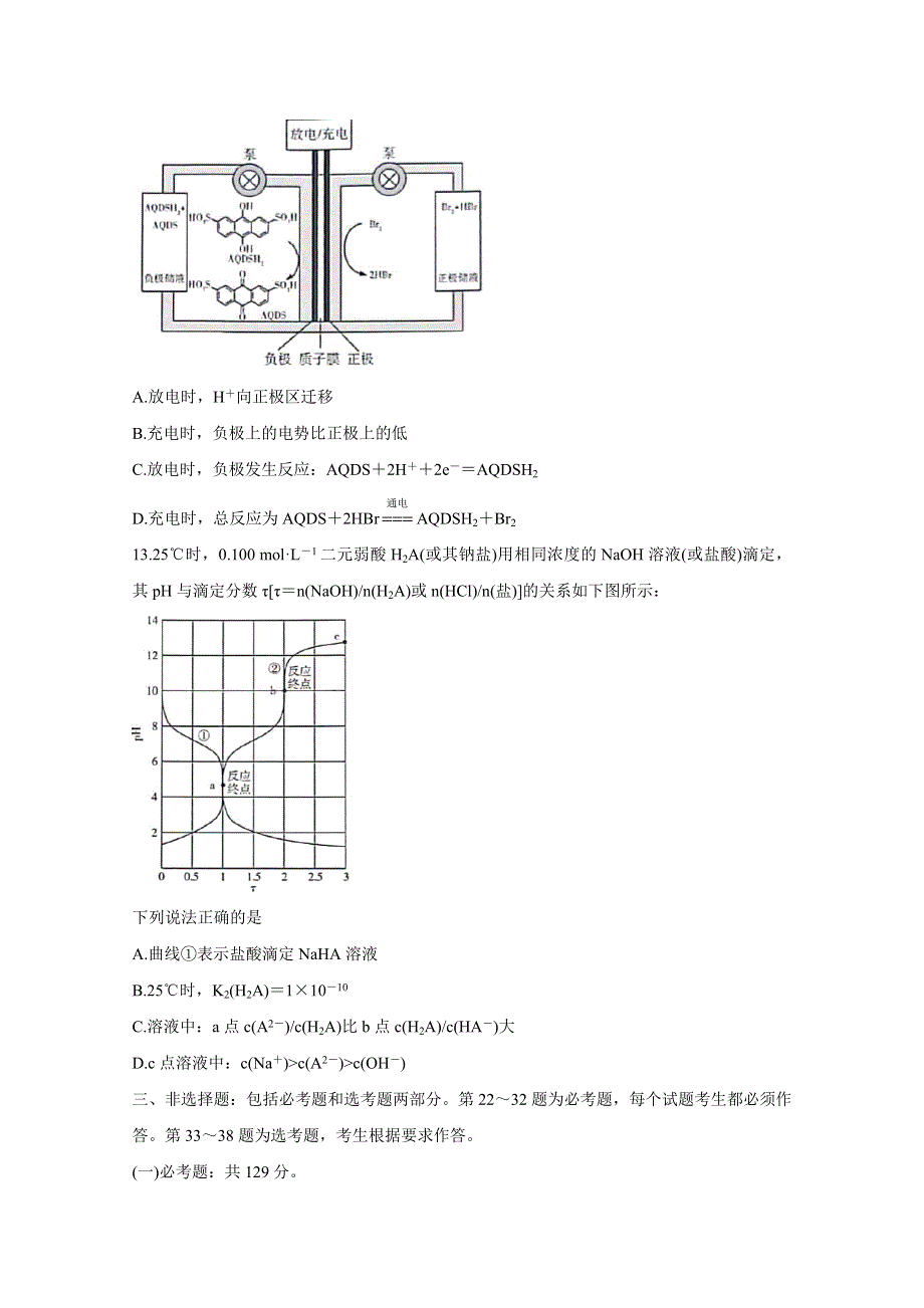 《发布》河南省天一大联考2020-2021学年高中毕业班考前模拟（河南版）5-29-化学 WORD版含答案BYCHUN.doc_第3页