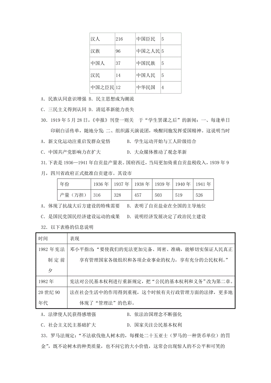 四川省武胜烈面中学校2021届高三历史9月月考试题.doc_第2页