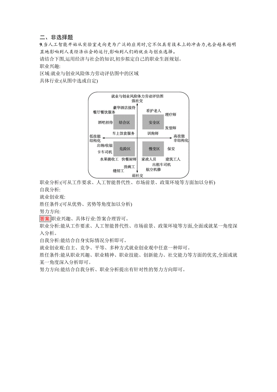 新教材2020-2021学年政治部编版必修2习题：第2单元 综合探究　践行社会责任　促进社会进步 WORD版含解析.docx_第3页