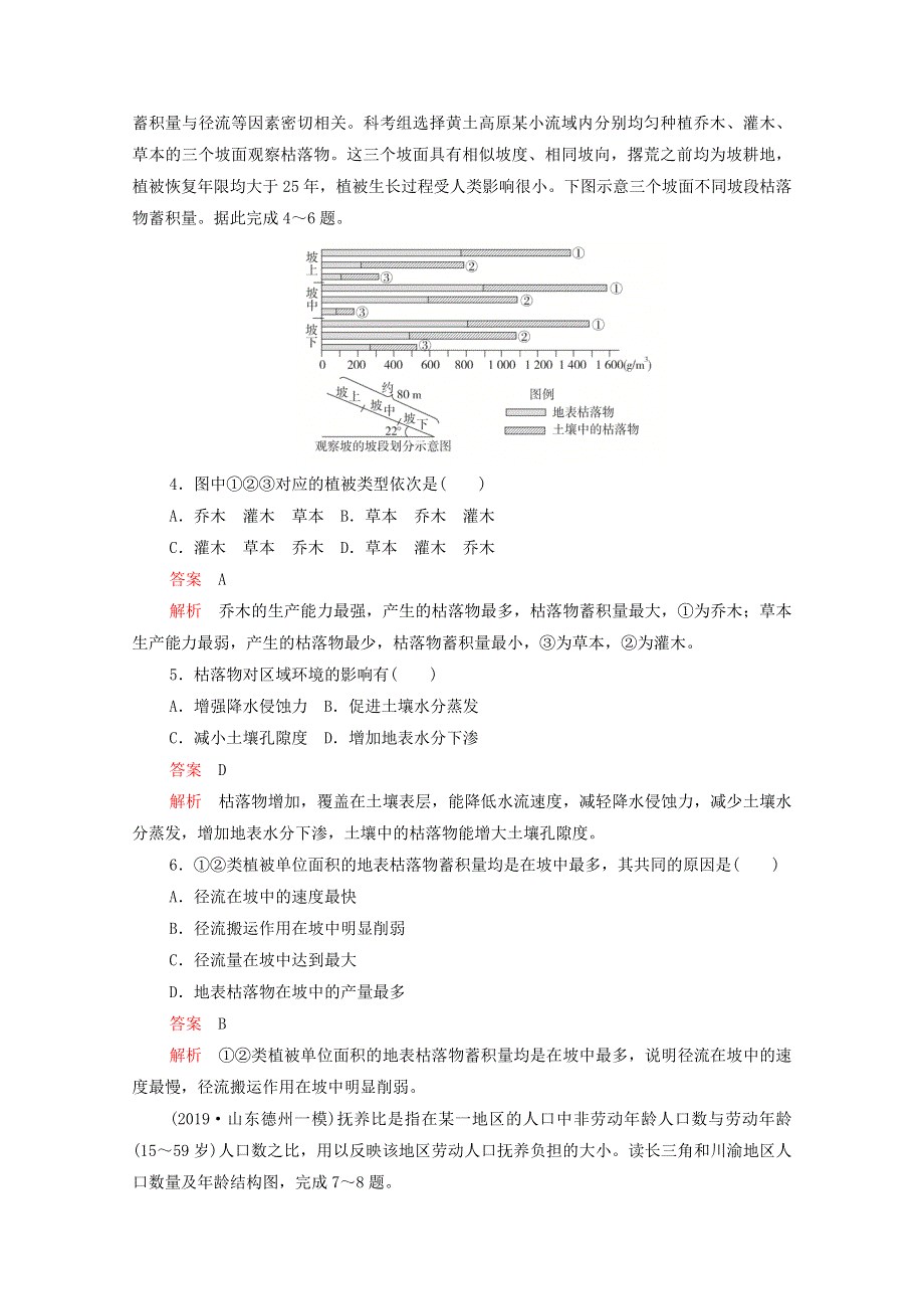 2021届高考地理一轮复习 热点滚动测（六）（含解析）.doc_第2页