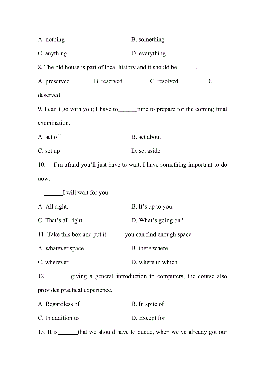 《江西》2015届英语二轮复习之专题检测卷51WORD版含答案.doc_第2页