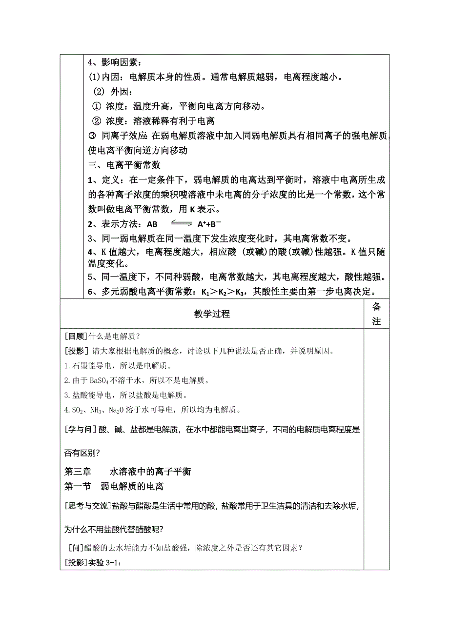 《河东教育》2014-2015化学新人教版教案选修4 第三章 水溶液中的离子平衡.doc_第2页