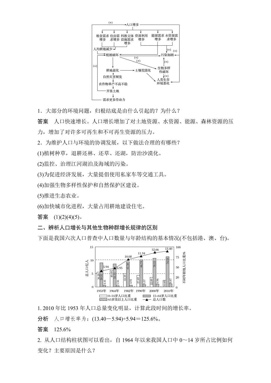 2016-2017学年高二生物（人教版）必修三学案：第六章 生态坏境的保护 第1节 WORD版.doc_第3页