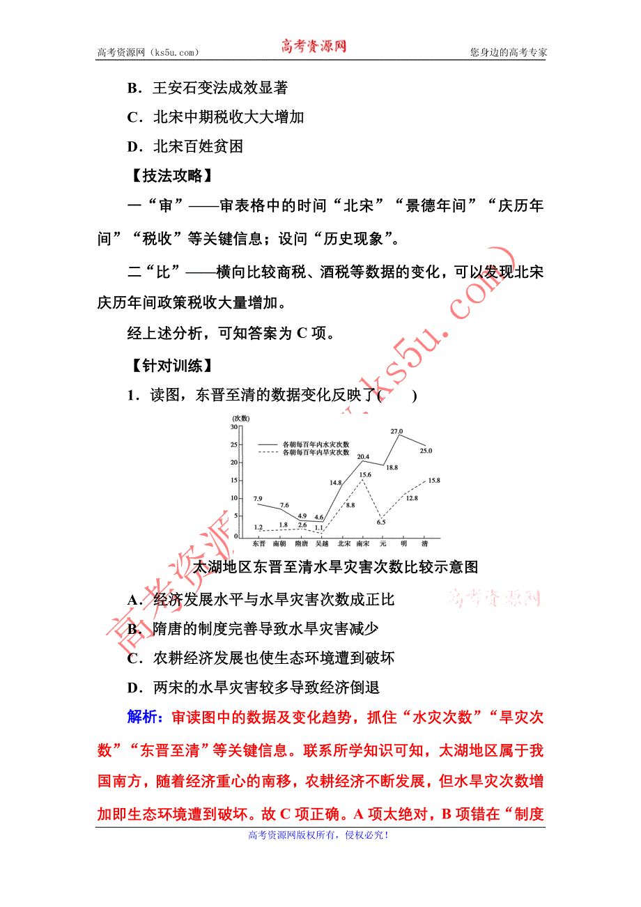 2016-2017年《金版学案》历史·选修1（人民版）练习：专题整合4 WORD版含解析.doc_第3页