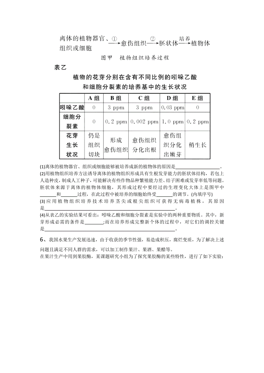 山东省新人教版生物2013届高三单元测试29：《生物技术实践模块综合》.doc_第3页