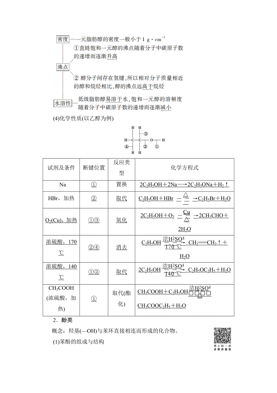 2018高三化学苏教版一轮复习（教师用书）17-18版 选修5 第3单元　烃的含氧衍生物 WORD版含答案.doc_第2页