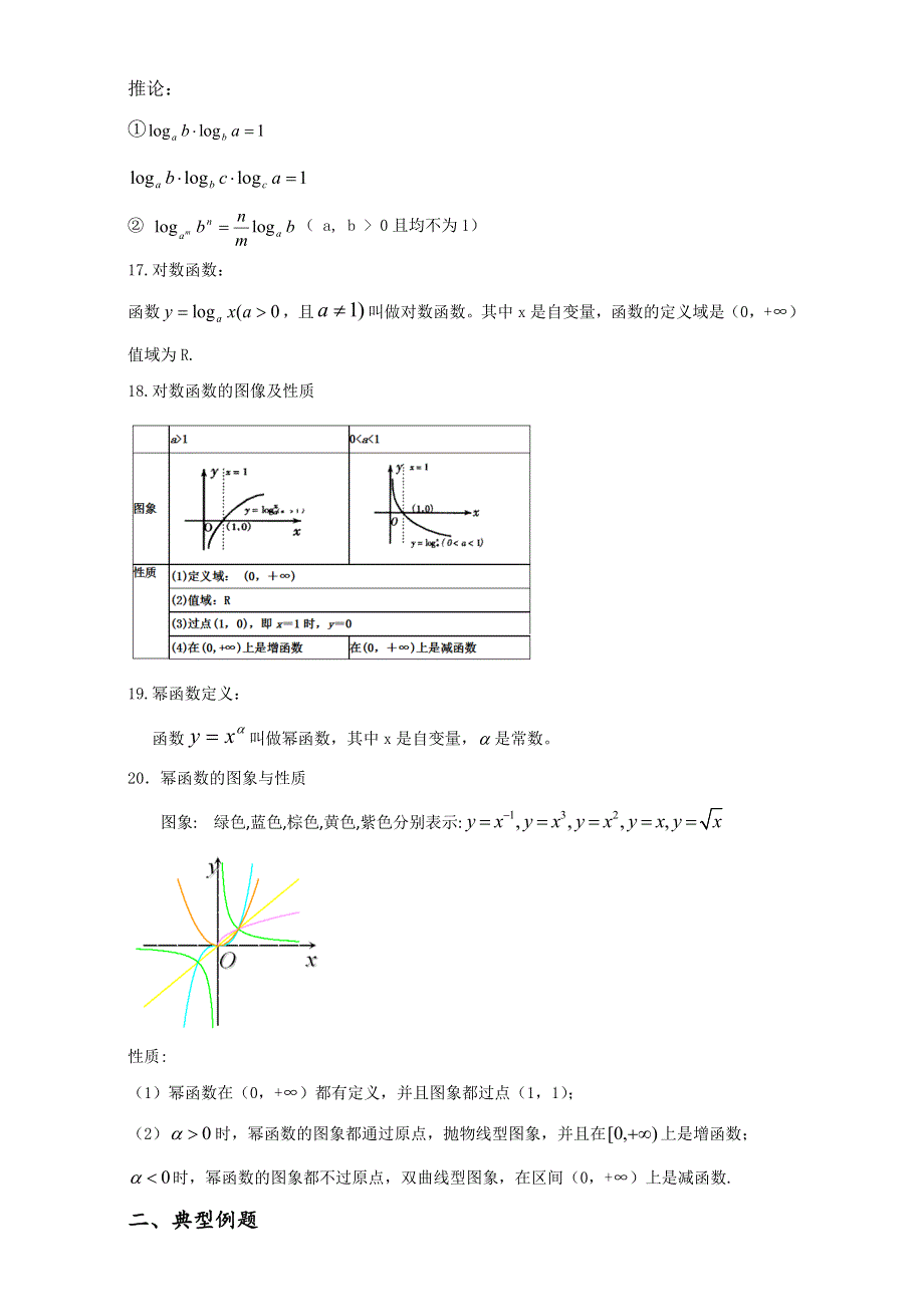 2016-2017学年第一学期期中复习备考之专题复习高一数学（必修1）第02章（教学设计） WORD版.doc_第3页