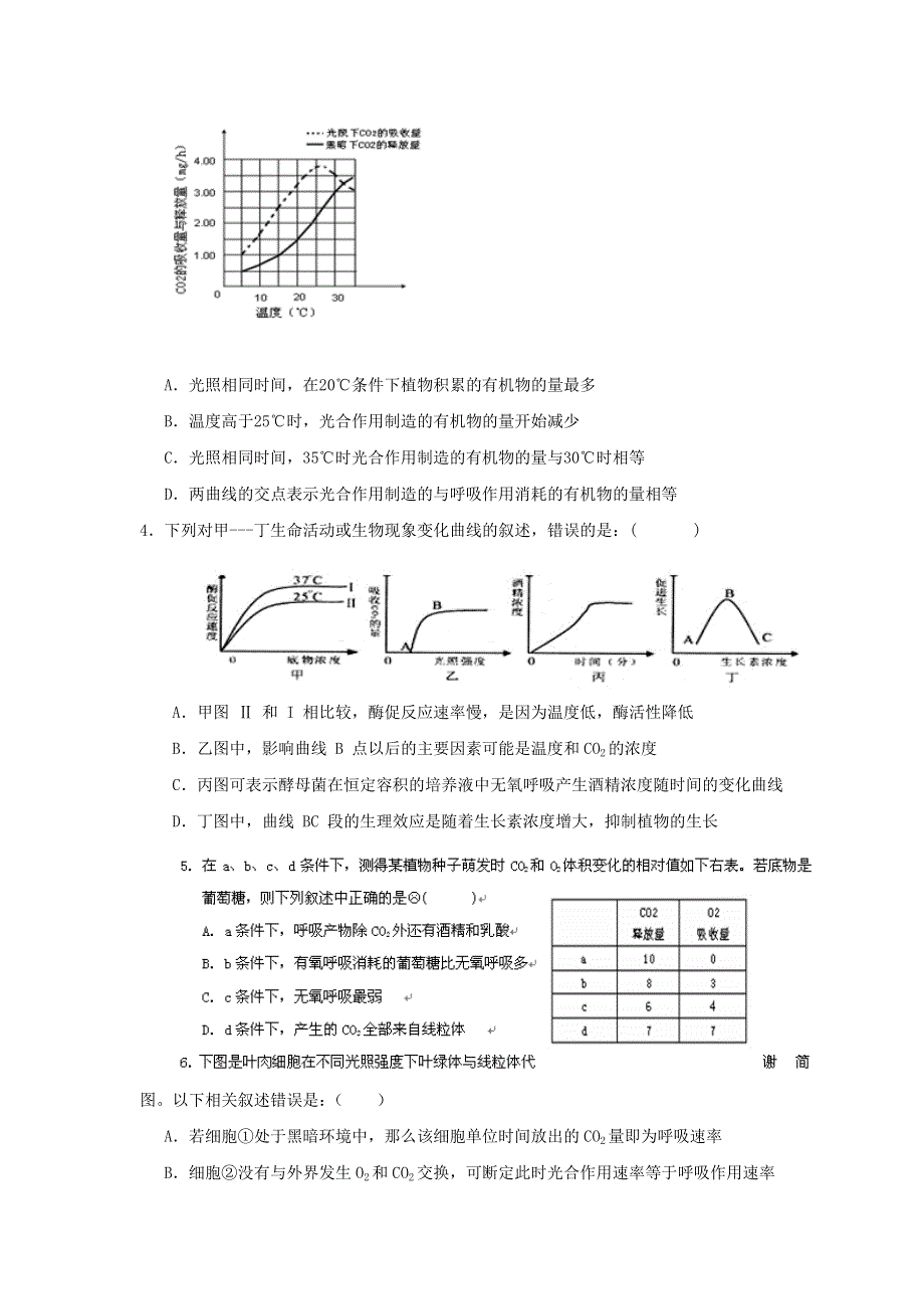 2012--2013学年重点高中联考高三生物期中考试.doc_第2页