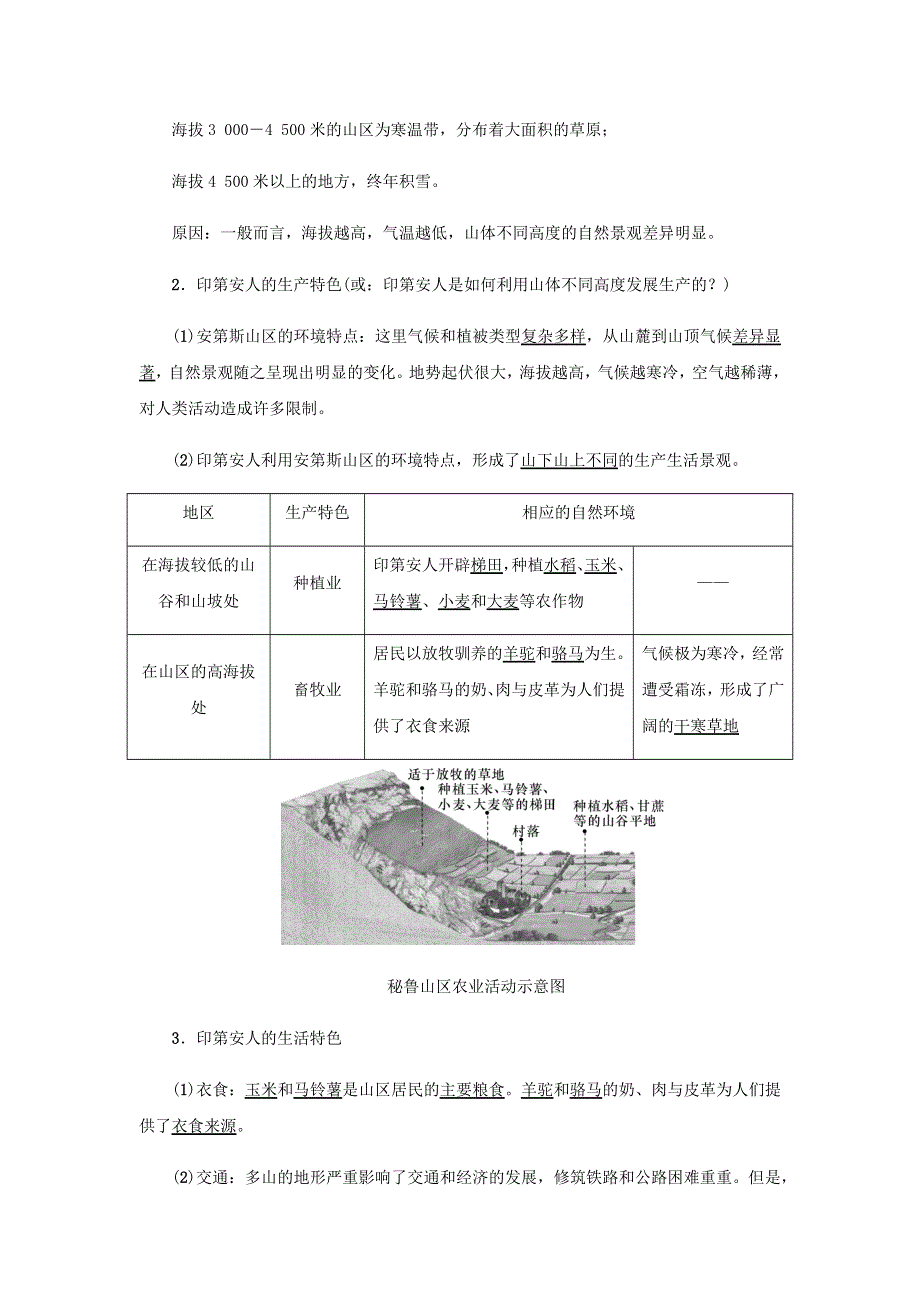 七年级历史与社会上册 第三单元 各具特色的区域生活 3.2 与山为邻教材解读与知识提升同步试题 新人教版.docx_第2页