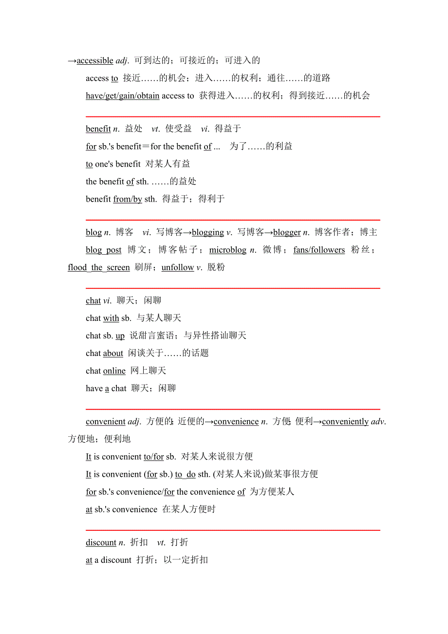 2020-2021学年人教版（2019）必修2基础知识专练：UNIT3 THE INTERNET 单元核心考点 WORD版含解析.doc_第2页