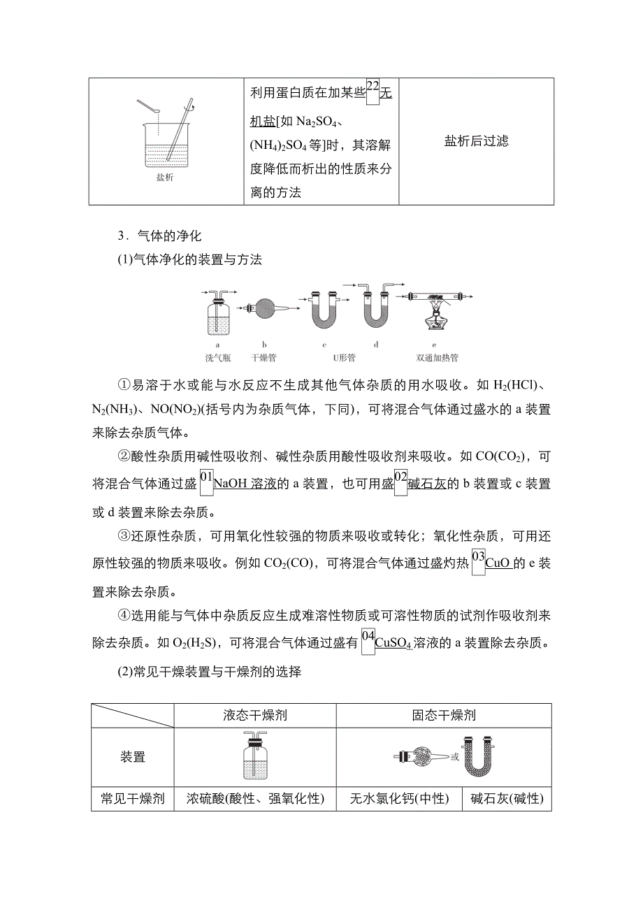 2021届新高考化学一轮复习（选择性考试A方案）学案：第10章 第2节 物质的分离、提纯与检验 WORD版含解析.doc_第3页