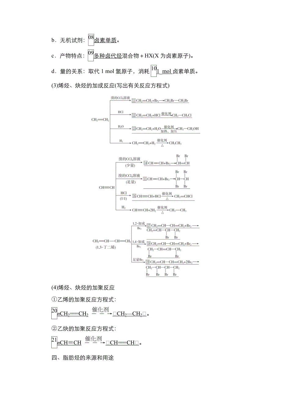 2021届新高考化学一轮复习（选择性考试A方案）学案：第12章 第2节 烃 WORD版含解析.doc_第3页