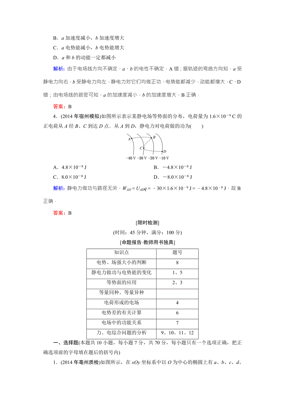 《优化探究》2016届高三物理一轮复习知能检测：6-2动量守恒定律及其应用 .doc_第2页