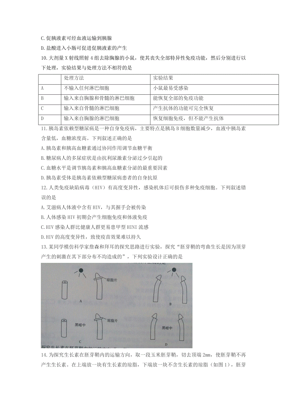 山东省临沂市2015-2016学年高一下学期期末考试生物试题 WORD版含答案.doc_第3页