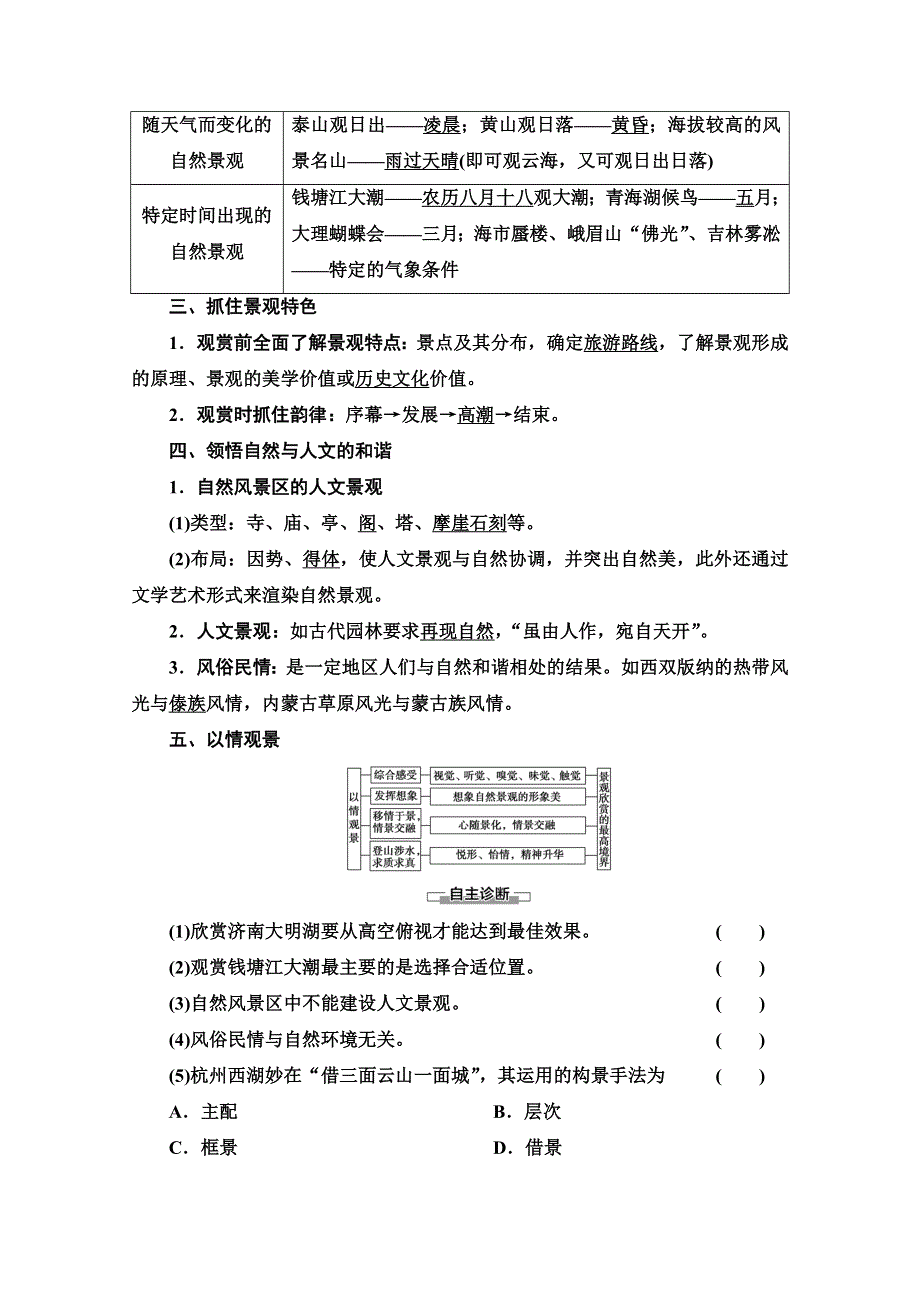 2020-2021学年人教版高中地理选修3学案：第3章 第2节　旅游景观欣赏的方法 WORD版含解析.doc_第2页