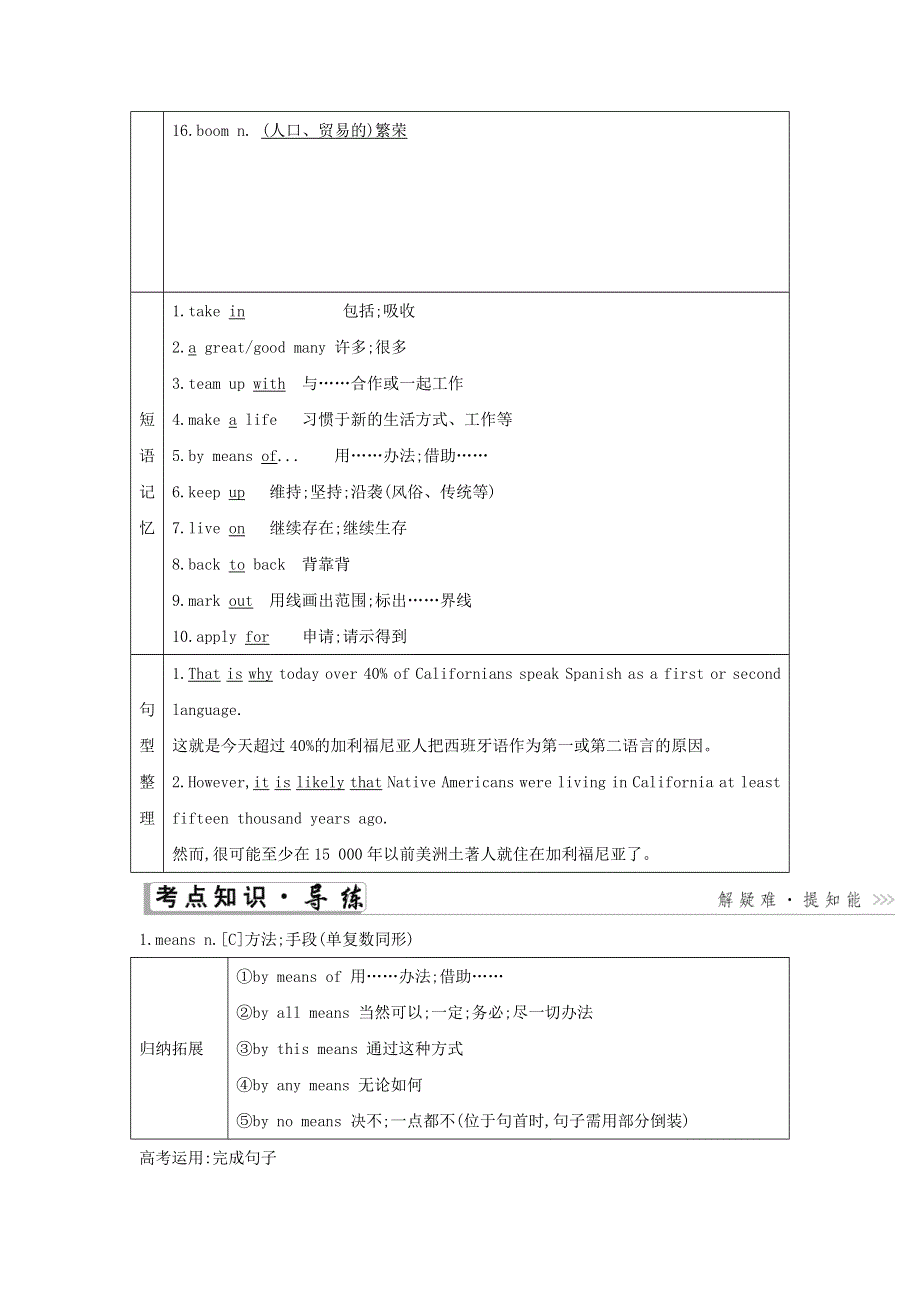 2021届人教版一轮复习学案：选修8 UNIT1　A LAND OF DIVERSITY WORD版含解析.doc_第2页