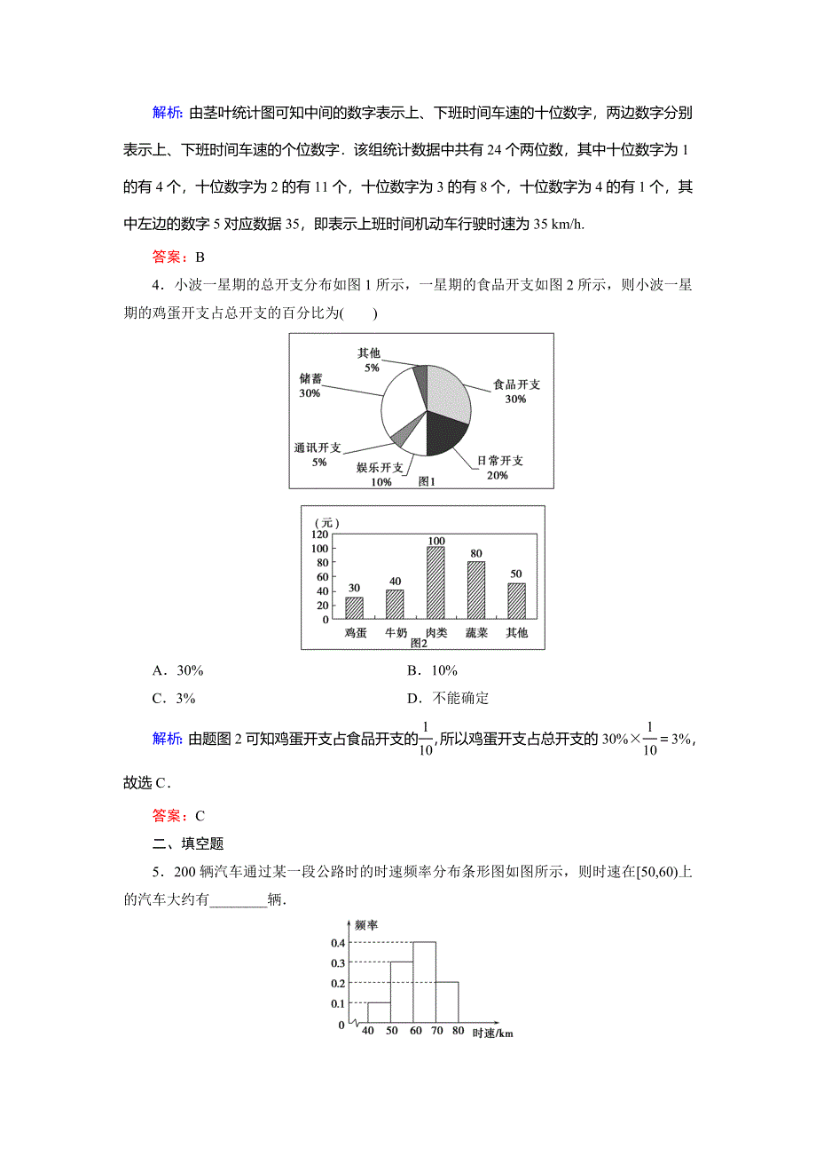 2018年数学同步优化指导（北师大版必修3）练习：1-3 课时作业4 统计图表 WORD版含解析.doc_第2页