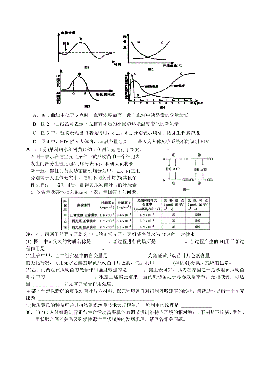 江西省南昌市教研室命制2014届高三交流卷（三）理综试题 WORD版含答案.doc_第2页