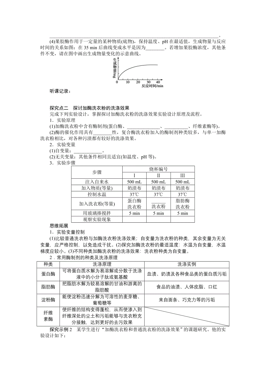 2013届高考生物一轮复习学案56　酶的研究与应用（人教版）.doc_第3页