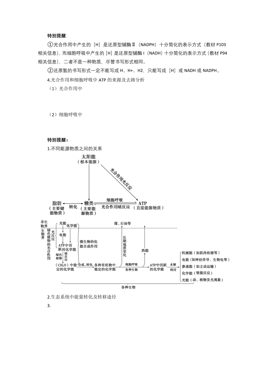 2013届高考生物一轮复习学案：第三单元 光合作用和呼吸作用综合分析.doc_第2页