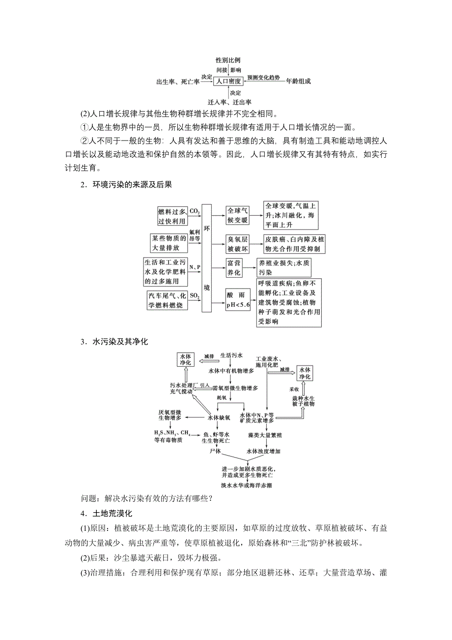 2013届高考生物一轮复习学案：第九单元 生态环境的保护.doc_第3页