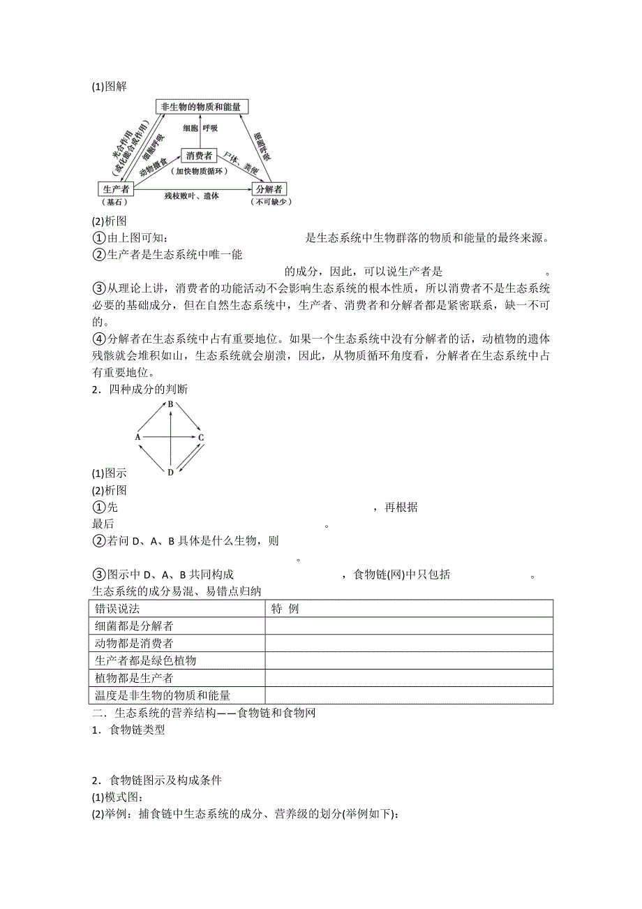 2013届高考生物一轮复习学案：第九单元 生态系统的结构.doc_第2页