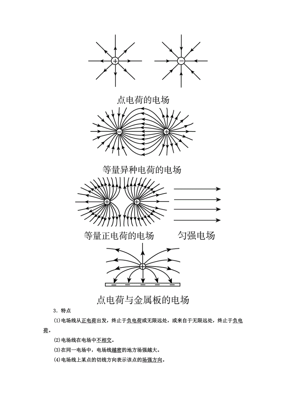 2018年高三物理总复习顶层设计文档：第七章 静电场 第1讲 库仑定律 电场力的性质 WORD版含答案.doc_第3页