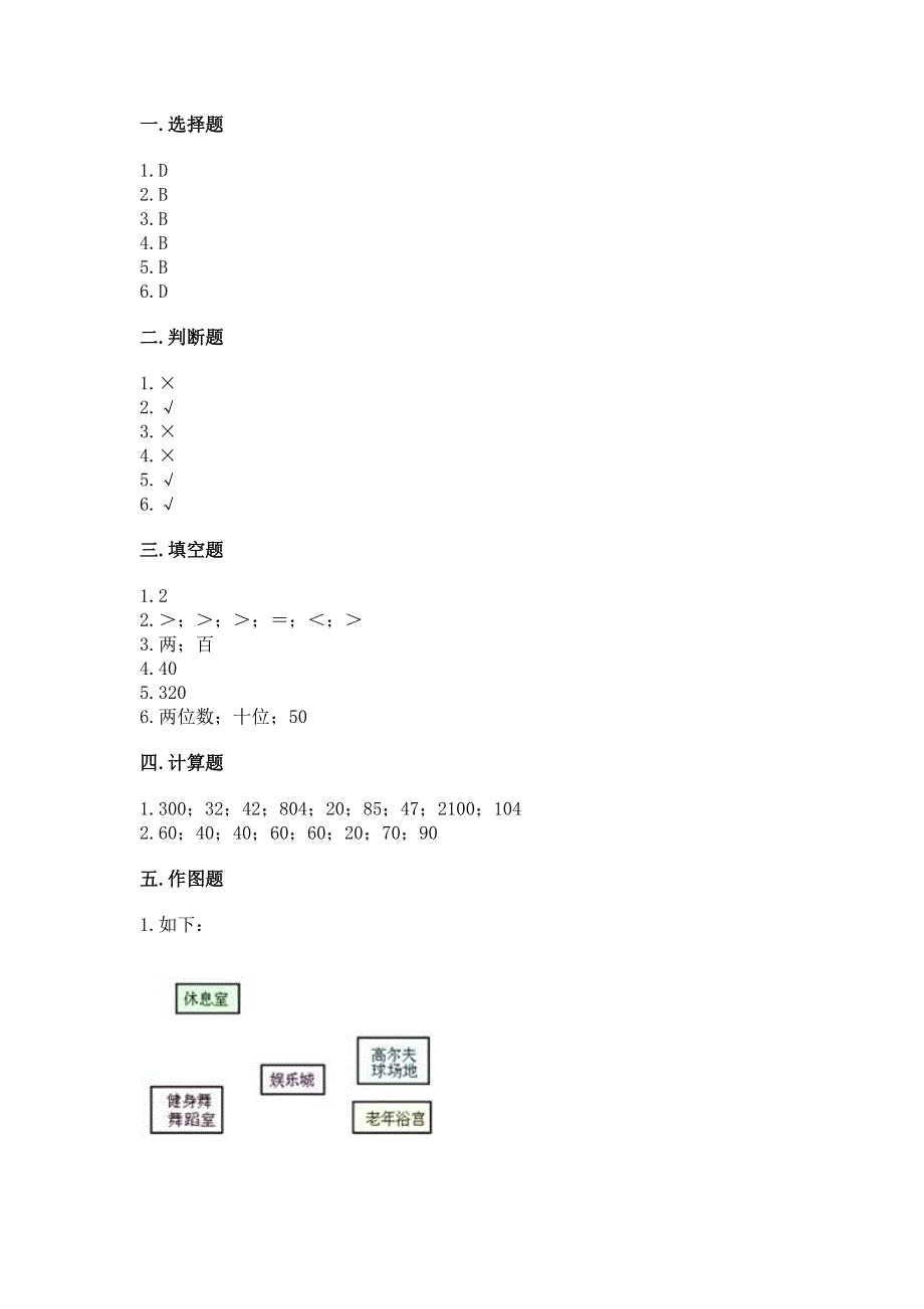 人教版三年级下册数学期中测试卷精品（典型题）.docx_第3页