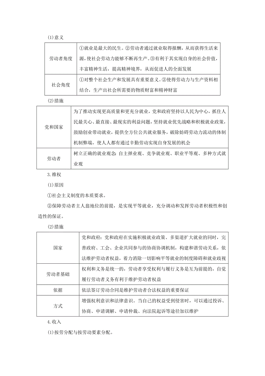 2020届高考政治二轮复习 下篇 专题二 考前核心必背讲义 习题（含解析）（必修1）.doc_第3页