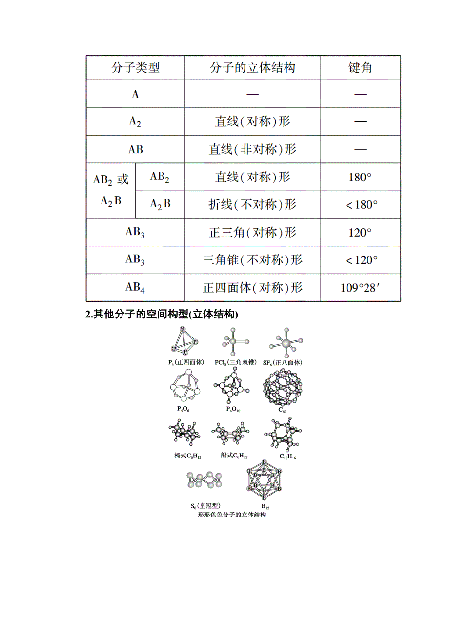 2020-2021学年化学人教版选修3学案：2-2-1 价层电子对互斥理论 WORD版含解析.doc_第3页