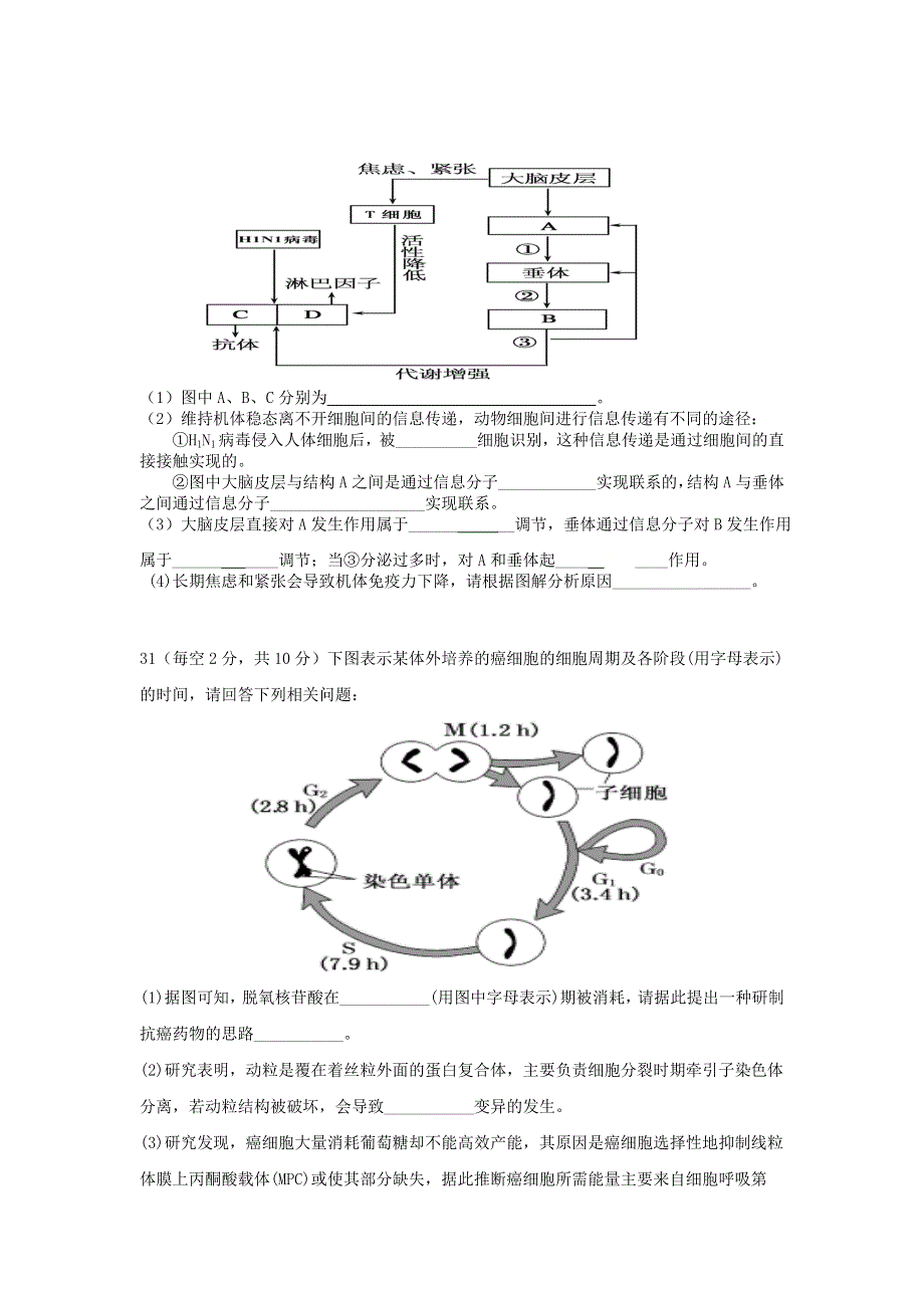 四川省成都市新津中学2021届高三生物12月月考试题.doc_第3页