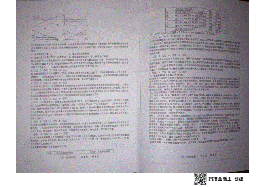 河南省洛阳欧亚国际双语学校2020-2021学年高一上学期第二次月考政治试题 PDF版含答案.pdf_第2页