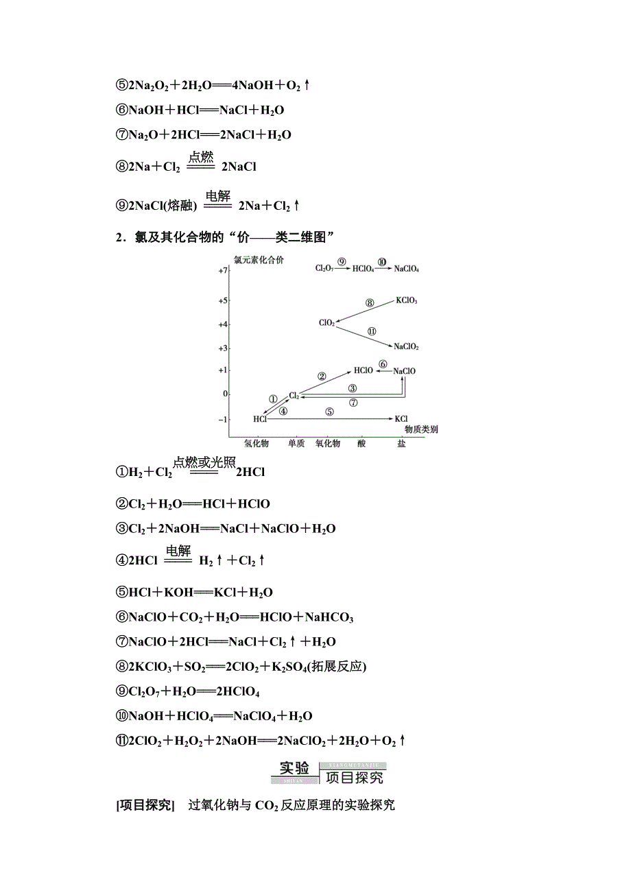 2020-2021学年化学新教材人教必修第一册学案：第2章 章末复习课 WORD版含解析.doc_第2页