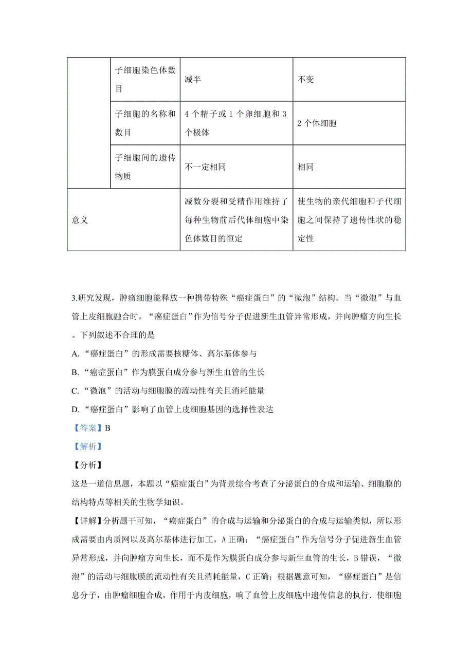 山东省临沂市2019届高三模拟考试理科综合生物试卷 WORD版含解析.doc_第3页