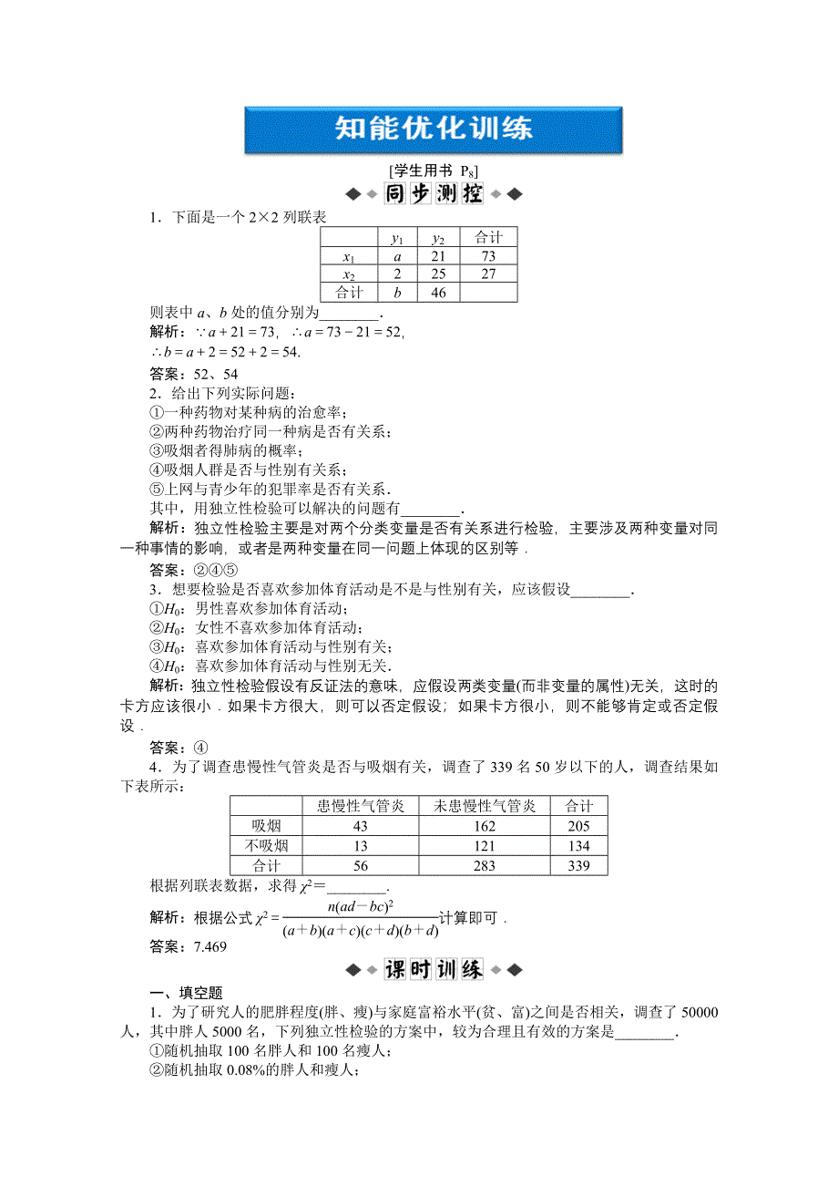 2012【优化方案】精品练：苏教数学选修1-2：第1章1.doc_第1页