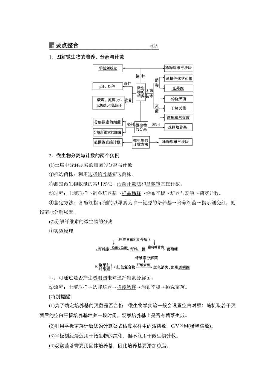 2021届新高考生物二轮学案：专题十五　微生物的利用与传统发酵技术 WORD版含解析.doc_第3页