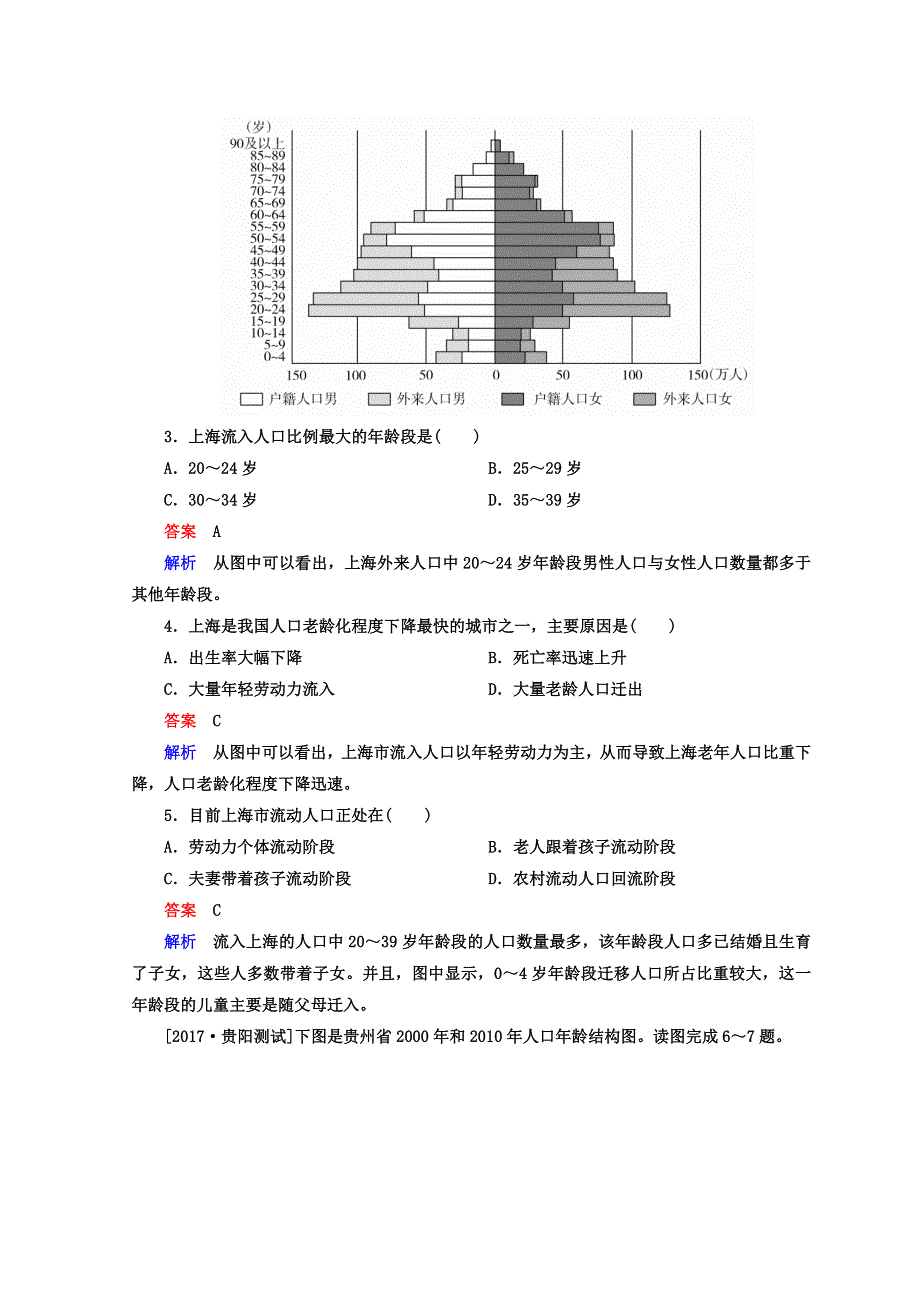 2018年高考地理全国用二轮复习素能特训：第一篇　专题与热点 专题二　人文地理事象及其发展 1-2-1 WORD版含答案.DOC_第2页