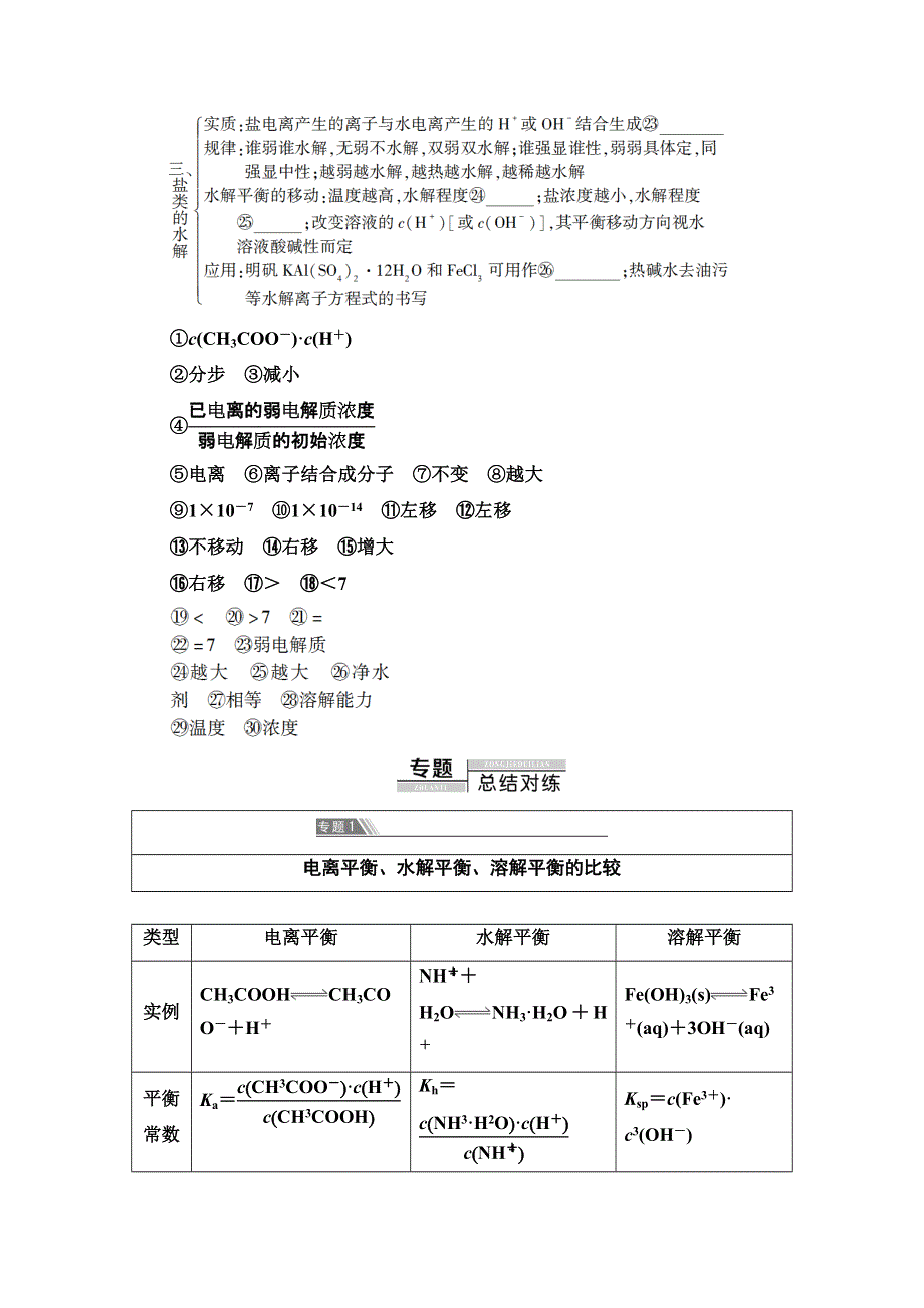 2020-2021学年化学苏教版选修4教师用书：专题3 溶液中的离子反应 专题复习课 WORD版含解析.doc_第2页