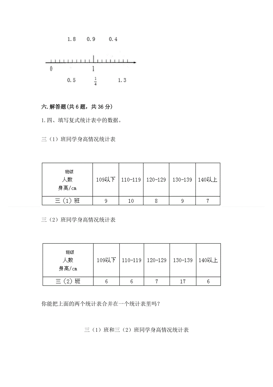 人教版三年级下册数学期末测试卷及答案（精品）.docx_第3页