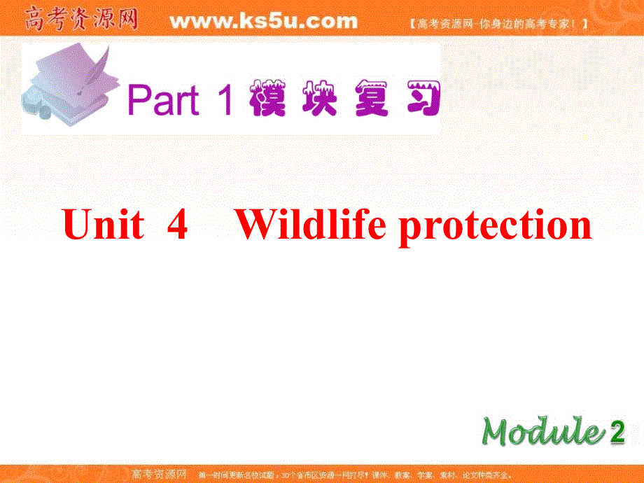 2013届高考英语一轮复习课件：M2 UNIT4 WILDLIFE PROTECTION（新人教版广东专用）.ppt_第2页