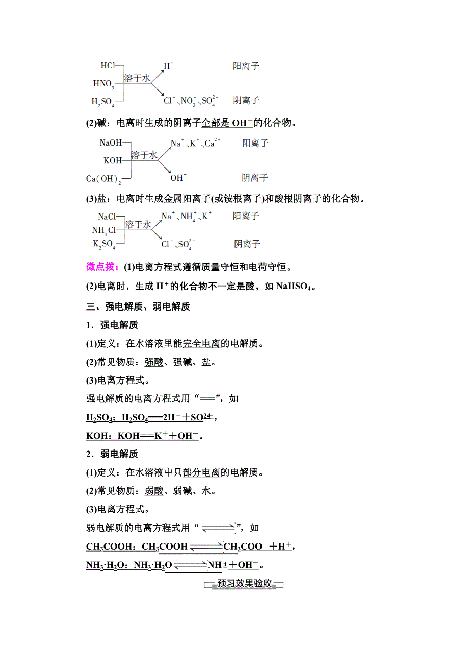 2020-2021学年化学鲁科版必修一教师用书：第2章 第2节 课时1　电解质及其电离 WORD版含解析.doc_第2页