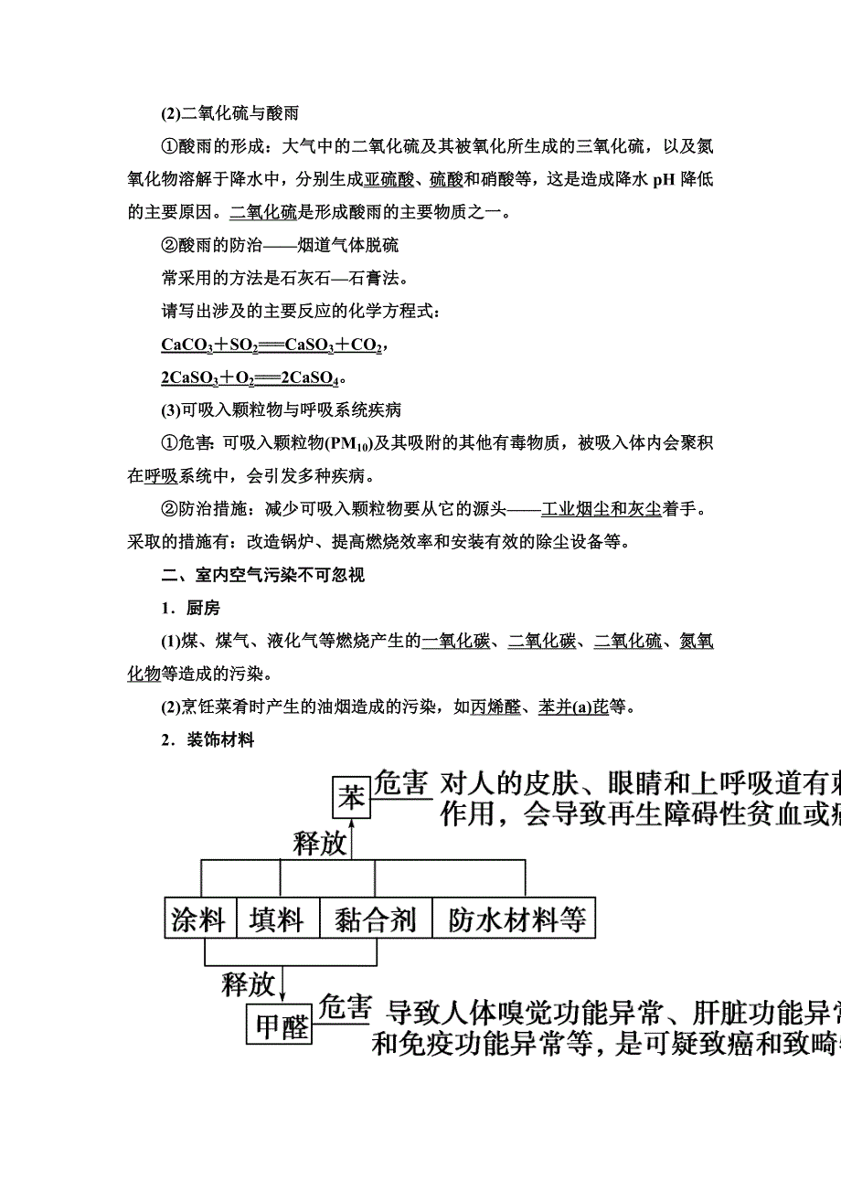 2020-2021学年化学鲁科版选修一教师用书： 主题1 课题1　关注空气质量 WORD版含解析.DOC_第2页