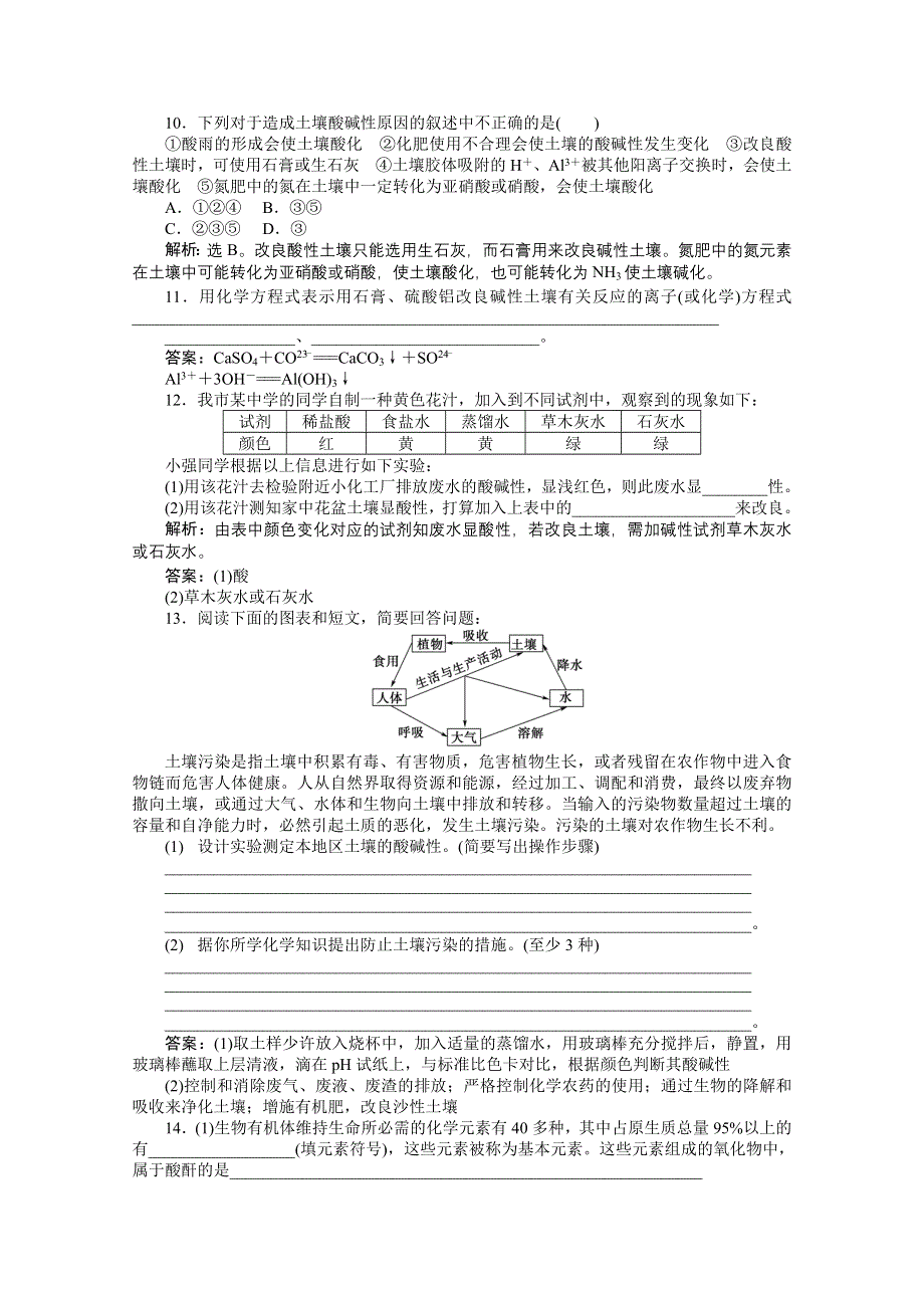 2012【优化方案】精品练：化学苏教版选修化学与技术专题5第一单元知能优化训练.doc_第3页