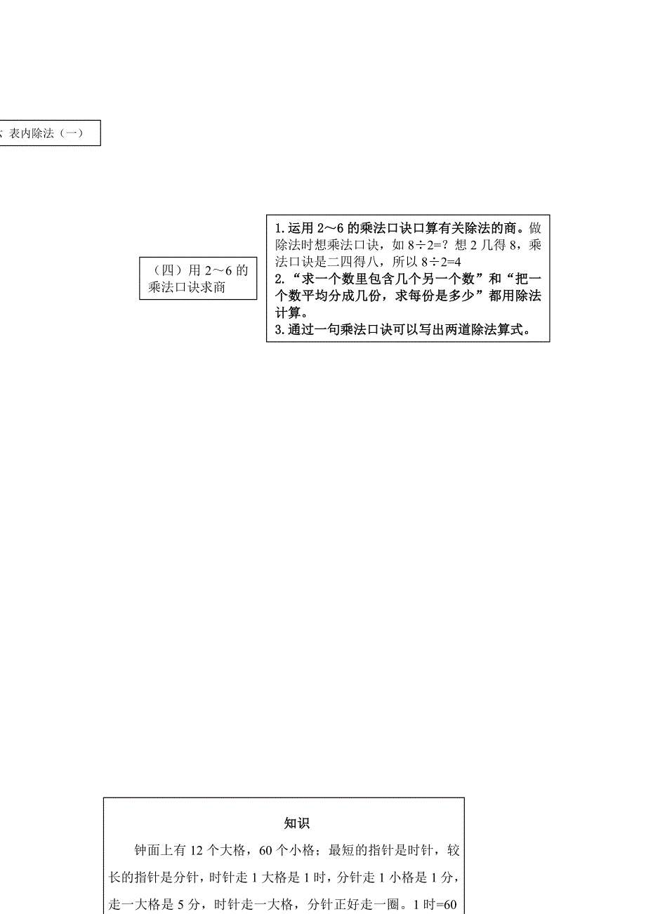 二年级数学上册 教材梳理 数与代数 冀教版.doc_第3页