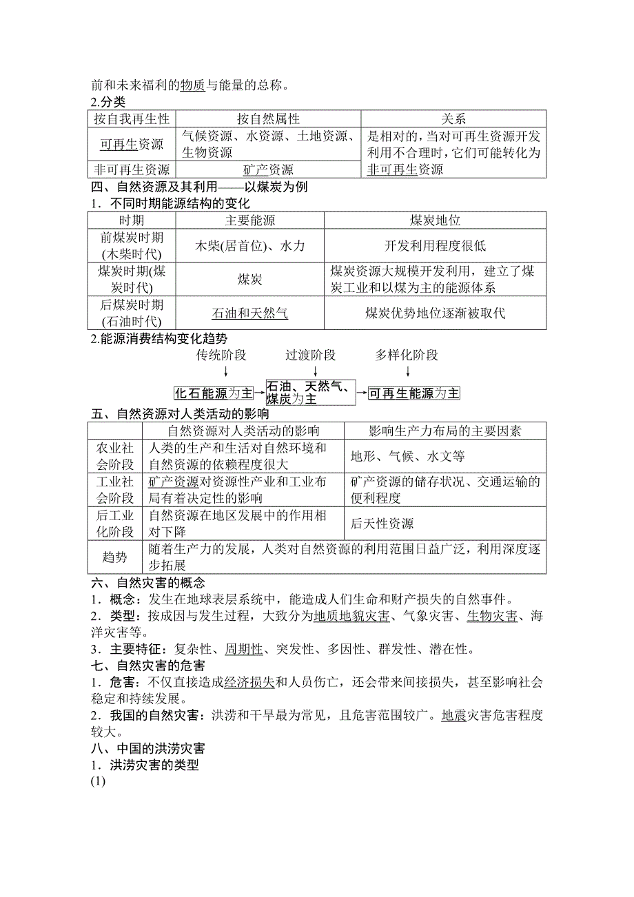 2021届湘教版地理一轮教师文档：第五章 第二讲　全球气候变化、自然资源、自然灾害与人类活动 WORD版含解析.doc_第2页