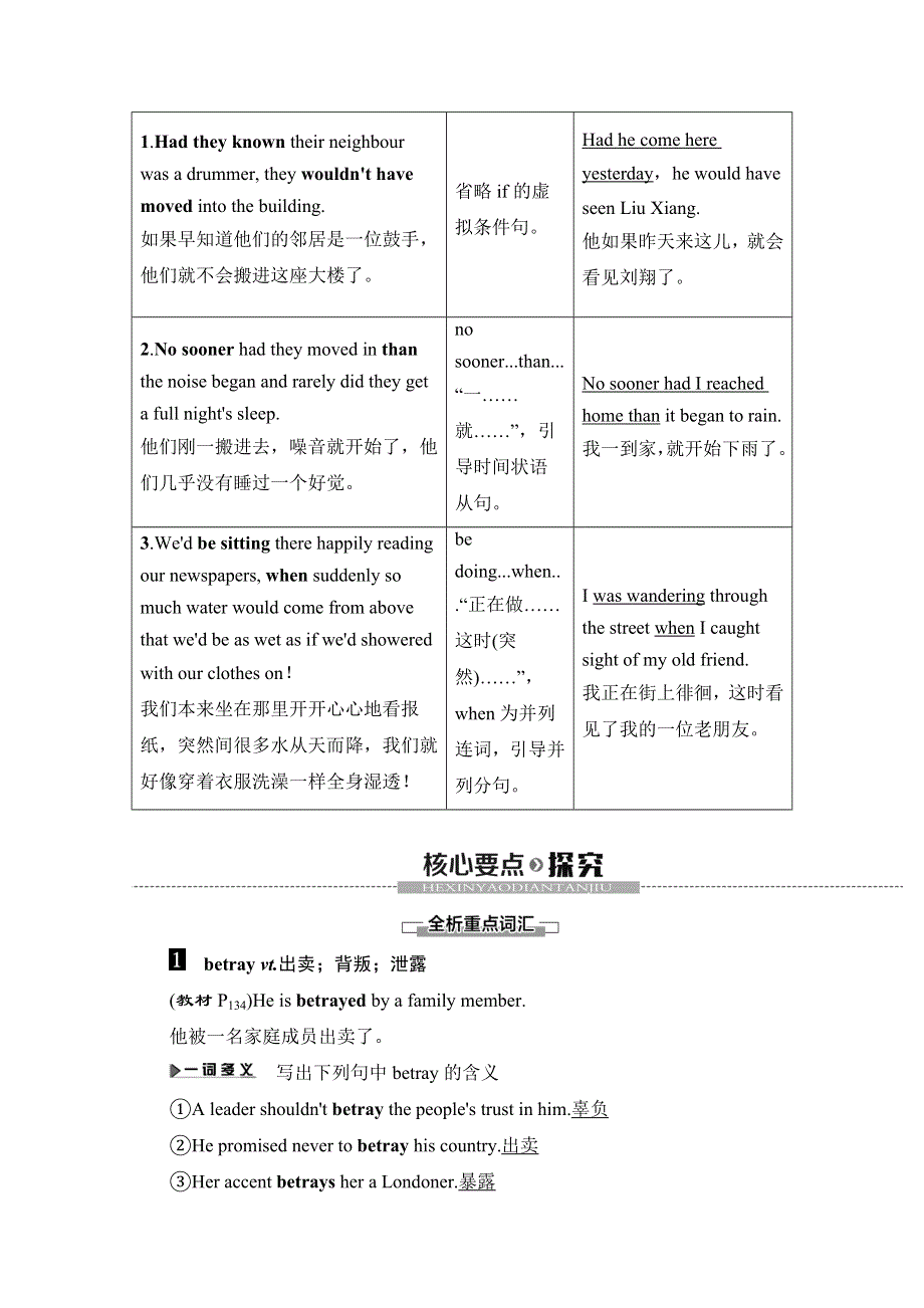 2020-2021学年北师大版英语选修8教师用书：UNIT 23 SECTION Ⅱ　LANGUAGE POINTS （Ⅰ） （WARM-UP & LESSON 1） WORD版含解析.doc_第3页