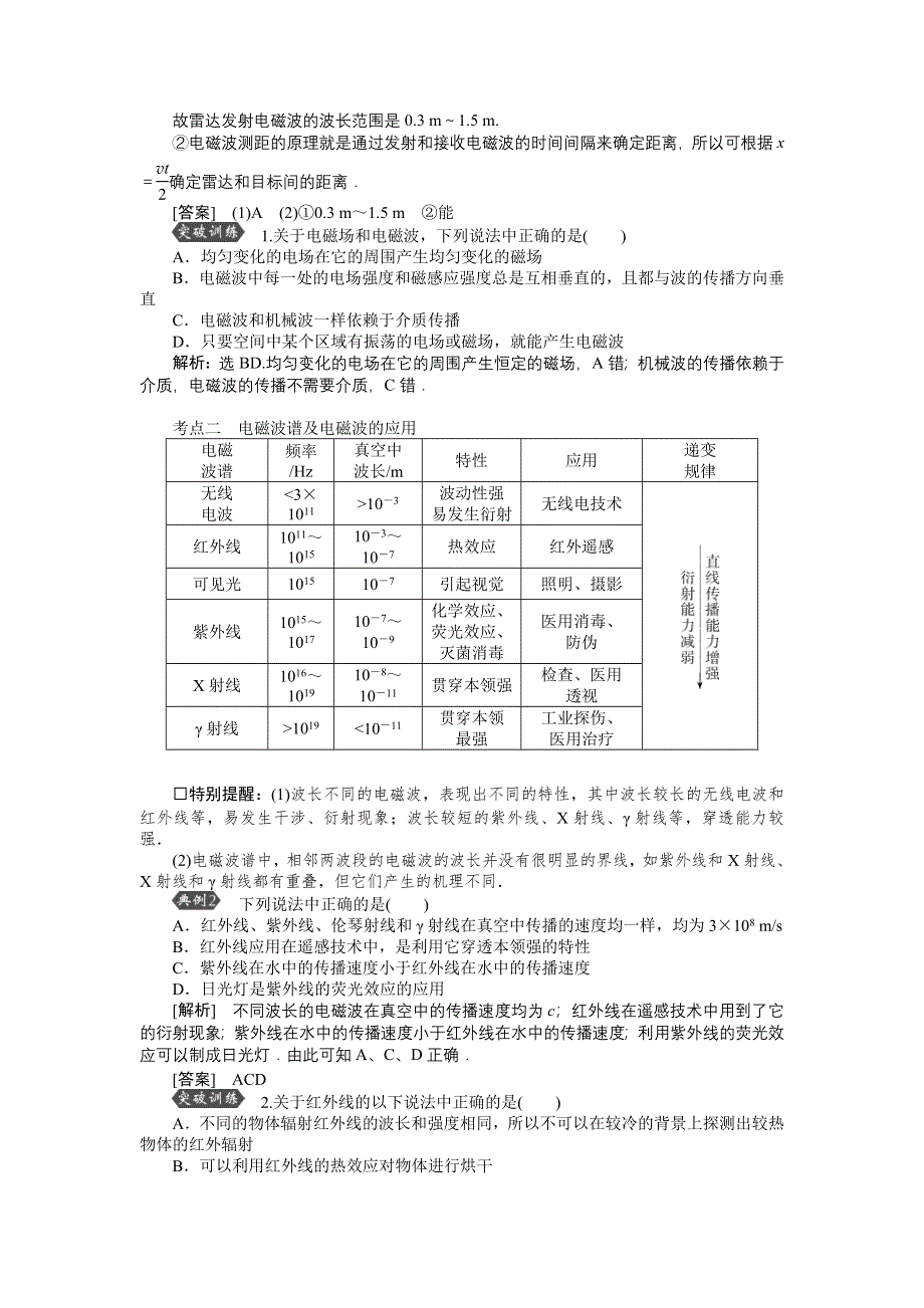 《优化方案》2016届高三物理大一轮复习 第12章 第5节 电磁波　相对论简介 教学讲义 .doc_第3页