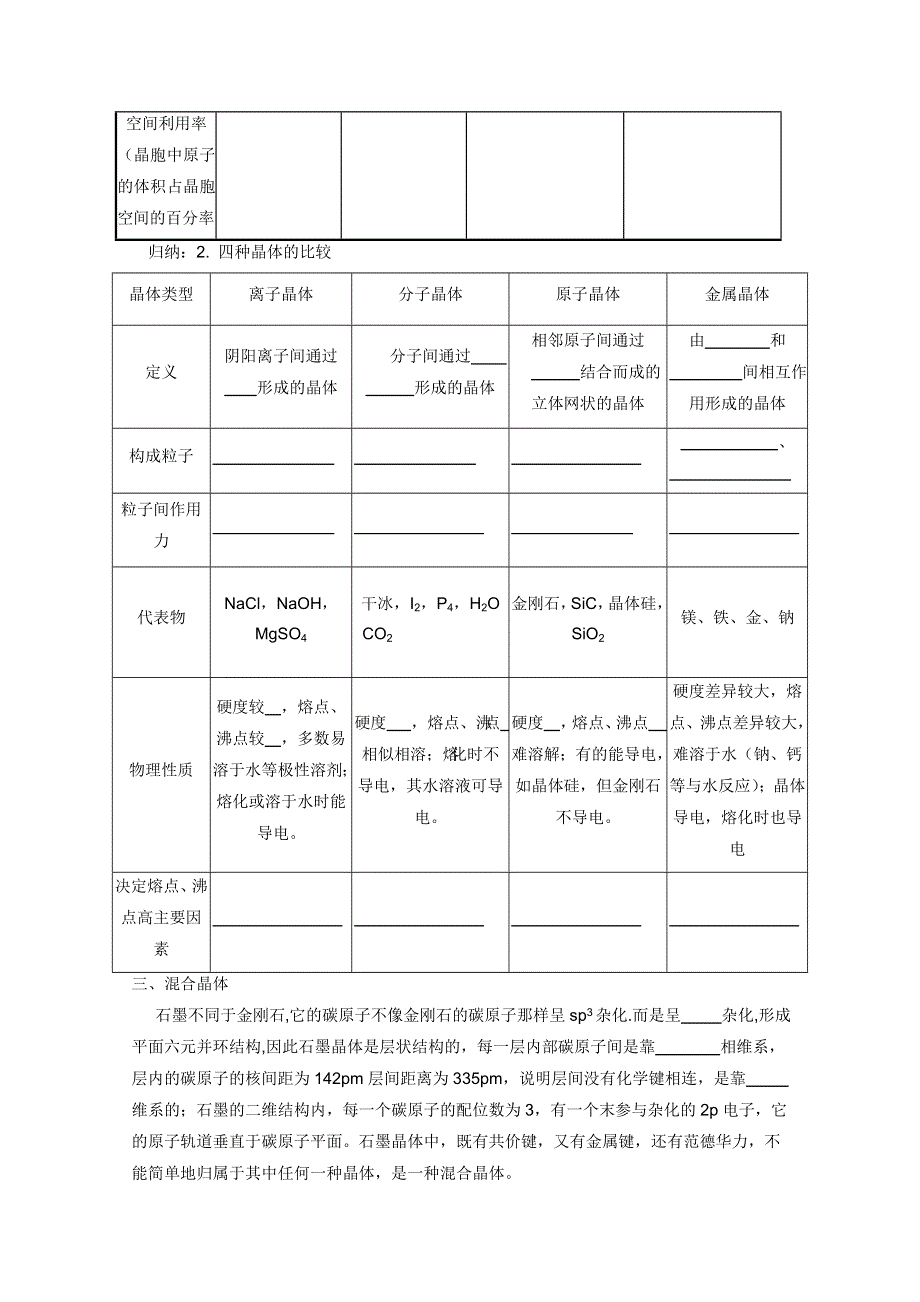 人教版化学选修三教学案：第三节 金属晶体学案（第三课时）（张春光）.doc_第2页