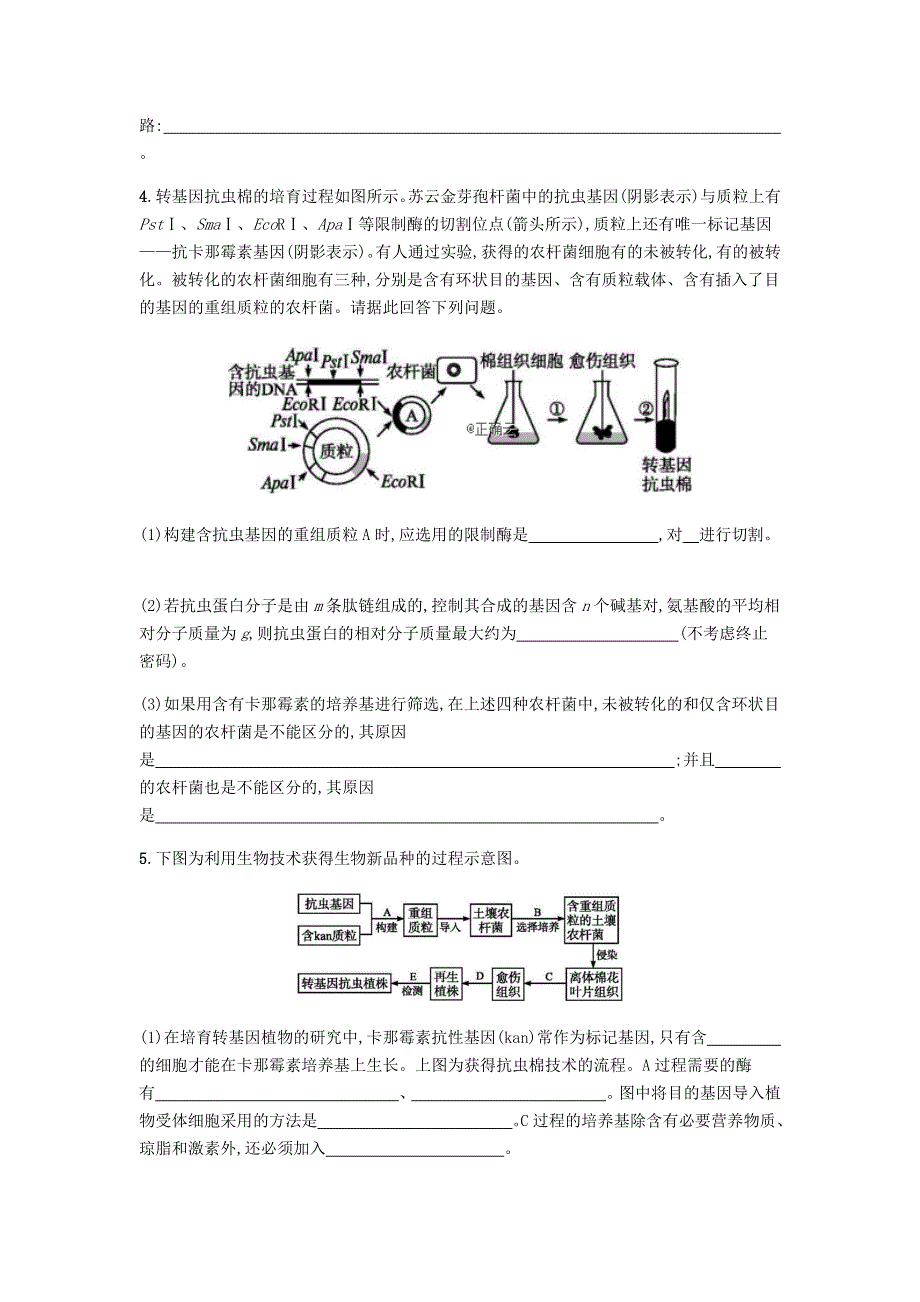 2020届高考生物二轮复习专题突破练：17酶的应用与蛋白质技术植物有效成分的提取 WORD版含答案.doc_第3页